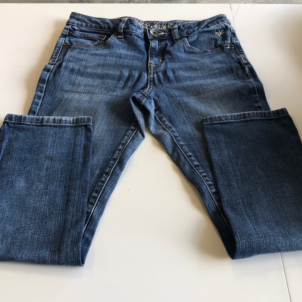 Justice blue jeans